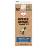 Wide Awake Coffee Co. Coffee Creamer, Nondairy, French Vanilla - 64 Fluid ounce 