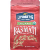 Lundberg Family Farms Rice, Organic, Basmati, California Brown, Gourmet - 32 Ounce 