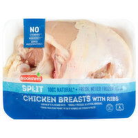 Brookshire's Chicken Breasts with Ribs, Split - 2.65 Pound 