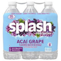 SPLASH Splash Blast Acai Grape Flavored Water Bottle 16.9 oz, 6 Count - 16.9 Ounce 