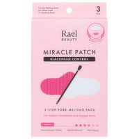 Rael Beauty Miracle Patch, Blackhead Control - 3 Each 