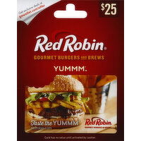 Red Robin Gift Card, $25 - 1 Each 