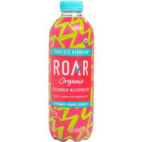 Roar Vitamin Enhanced Beverage, Organic, Cucumber Watermelon