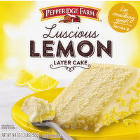 Pepperidge Farm Layer Cake, Luscious Lemon - 19.6 Ounce 