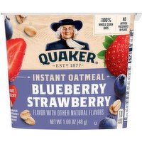 Quaker Instant Oatmeal, Blueberry Strawberry - 1.69 Ounce 