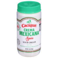 Cacique Sour Cream, Crema Mexicana Agria - 15 Ounce 