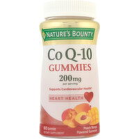 Nature's Bounty CoQ-10, 200 mg, Gummies, Peach Mango Flavored