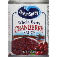 Ocean Spray Cranberry Sauce, Whole Berry - 14 Ounce 