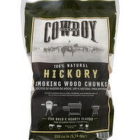 Cowboy Smoking Wood Chunks, Hickory