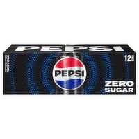 Pepsi Cola, Zero Sugar - 12 Each 