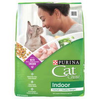 Cat Chow Cat Food, Chicken, Indoor, Hairball + Healthy Weight,  Adult - 15 Pound 