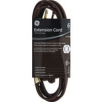 GE Extension Cord, Indoor, 6 Feet - 1 Each 