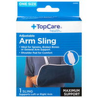 TopCare Arm Sling, Maximum Support, Adjustable, One Size - 1 Each 