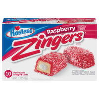 Hostess Raspberry Cake with Creamy Filling - 10 Each