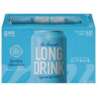 Long Drink Gin, Traditional Citrus - 6 Each 