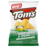 Tom's Potato Chips, Sour Cream & Onion