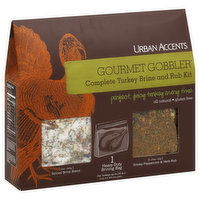 Urban Accents Turkey Brine and Rub Kit, Complete - 1 Each 