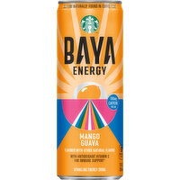 Starbucks Sparkling Energy Drink, Mango Guava - 12 Fluid ounce 