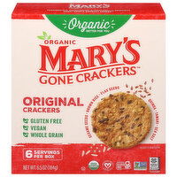 Mary's Gone Crackers Crackers, Organic, Original - 6.5 Ounce 