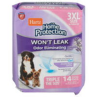 Hartz Dog Pads, Odor Eliminating, Lavender Scent, 3XL Size - 14 Each 