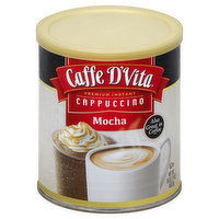 Caffe D Vita Cappuccino, Premium Instant, Mocha - 16 Ounce 