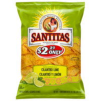 Santitas Tortilla Chips, Cilantro Lime