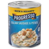 Progresso Soup, Italian Sausage & Potato, Rich & Hearty