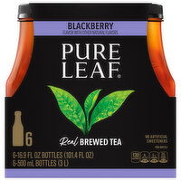 Pure Leaf Brewed Tea, Blackberry, Real - 6 Each 