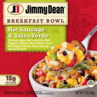 Jimmy Dean Breakfast Bowl, Hot Sausage & Salsa Verde, Frozen