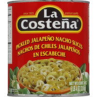 La Costena Jalapeno Nacho Slices, Pickled - 100 Ounce 