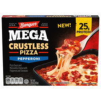 Banquet Pizza, Crustless, Mega, Pepperoni - 10 Ounce 