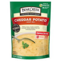 Bear Creek Country Kitchens Soup Mix, Cheddar Potato, Family Size - 11.5 Ounce 