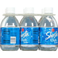 Shasta Sparkling Soda, Club - 6 Each 