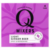 Q Mixers Ginger Beer, Light, Spicy & Refreshing