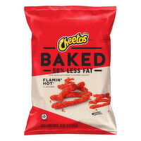 Cheetos Cheese Flavored Snacks, Flamin Hot Flavored, Baked - 7.625 Ounce 