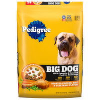 Pedigree Dog Food, Adult, Roasted Chicken, Rice & Vegetable Flavor, Big Dog - 16 Pound 