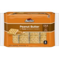 Austin Sandwich Crackers, Peanut Butter on Toasty - 11 Ounce
