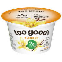 Too Good & Co. Yogurt, Ultra-Filtered, Low Fat, Vanilla - 5.3 Ounce 