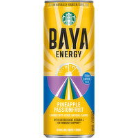 Starbucks Sparkling Energy Drink, Pineapple Passionfruit - 12 Fluid ounce 