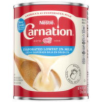 Carnation Evaporated Milk, Lowfat, 2% Milkfat - 12 Fluid ounce 