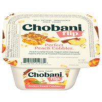 Chobani Yogurt, Greek, Perfect Peach Cobbler