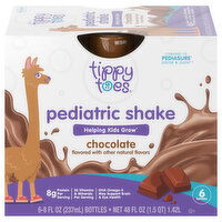 Tippy Toes Pediatric Shake, Chocolate - 6 Each 