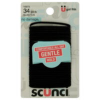 Scunci Elastics, Gentle Hold - 34 Each 