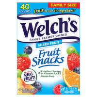 Welch's Fruit Snacks, Mixed Fruit, Family Size - 40 Each 