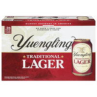 Yuengling Beer, Traditional Lager, 24 Pack - 24 Each 