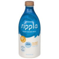 Ripple Milk, Dairy-Free, Plant-Based, Original - 48 Fluid ounce 