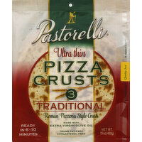 PASTORELLI Pizza Crusts, Traditional, Ultra Thin - 15 Ounce 