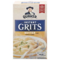 Quaker Grits, Butter, Instant - 10 Each 