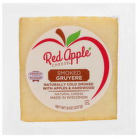 Red Apple Cheese Cheese, Gruyere, Smoked - 8 Ounce 