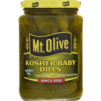 Mt Olive Pickles, Kosher Baby Dills - 24 Ounce 